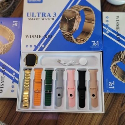 ساعت هوشمند ویسمی مدل WISME-X53 Ultra3 با ۷ بند